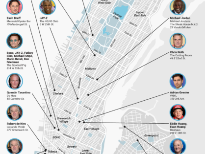 NYC Celebrities Mapping 2023 (MAP)