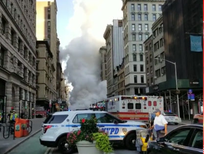 Large steam pipe explodes in lower Manhattan (VIDEO)
