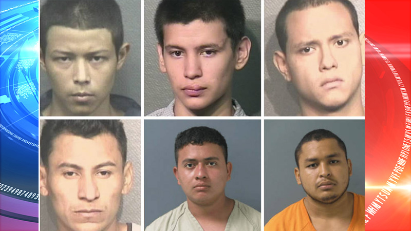 Police arrest 9 of 11 members of the MS-13 gang who committed 5 murders in the Houston area