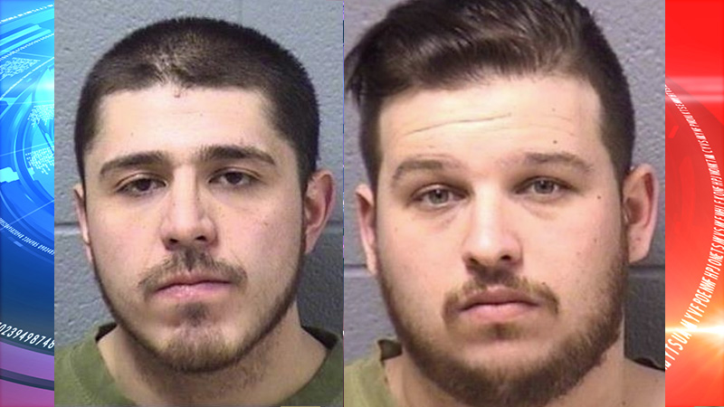 Two men charged with a class 3 felony, unlawfully possession of marijuana in Joliet, IL